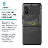 Grey Metallic Glass Case For iQOO 9 Pro