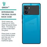 Blue Aqua Glass Case for iQOO 9 Pro