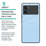 Pastel Sky Blue Glass Case for iQOO 9 Pro