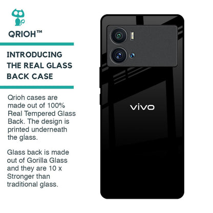 Jet Black Glass Case for iQOO 9 Pro
