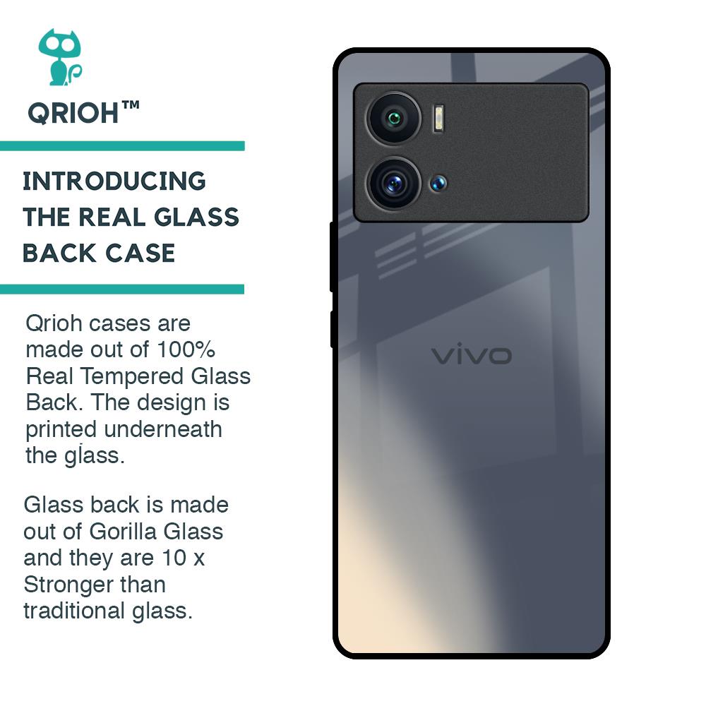 Metallic Gradient Glass Case for iQOO 9 Pro