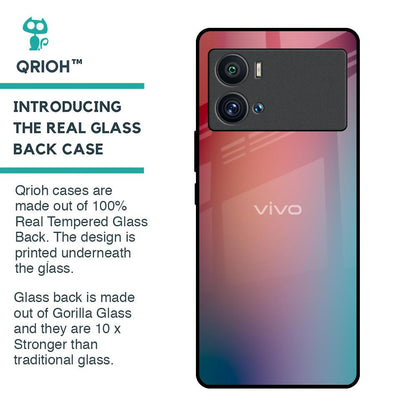 Dusty Multi Gradient Glass Case for iQOO 9 Pro