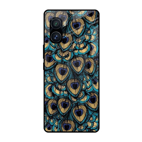 Peacock Feathers iQOO 9 Pro Glass Cases & Covers Online