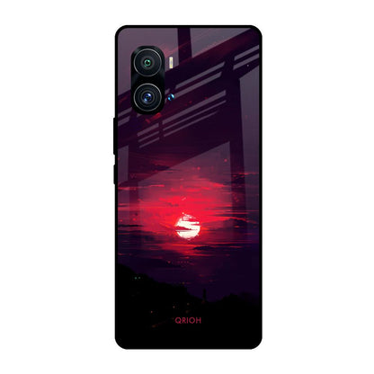 Morning Red Sky iQOO 9 Pro Glass Cases & Covers Online