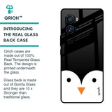 Cute Penguin Glass Case for iQOO 9 Pro
