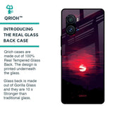 Morning Red Sky Glass Case For iQOO 9 Pro