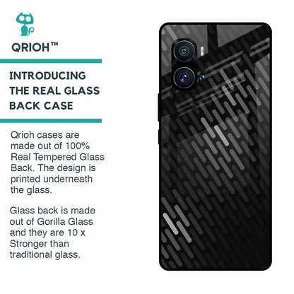 Dark Abstract Pattern Glass Case For iQOO 9 Pro