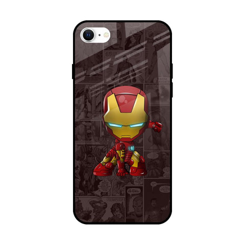 Angry Baby Super Hero iPhone SE 2022 Glass Back Cover Online