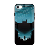 Cyan Bat iPhone SE 2022 Glass Back Cover Online