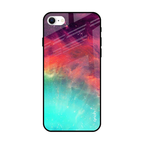 Colorful Aura iPhone SE 2022 Glass Back Cover Online