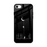 Catch the Moon iPhone SE 2022 Glass Back Cover Online