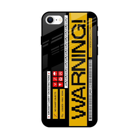 Aircraft Warning iPhone SE 2022 Glass Back Cover Online