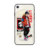 Bape Luffy iPhone SE 2022 Glass Back Cover Online