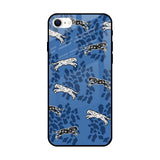 Blue Cheetah iPhone SE 2022 Glass Back Cover Online