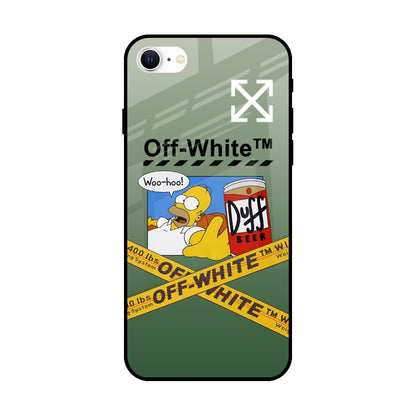 Duff Beer iPhone SE 2022 Glass Back Cover Online