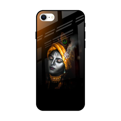Ombre Krishna iPhone SE 2022 Glass Back Cover Online