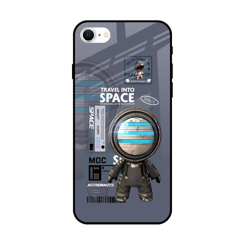 Space Travel iPhone SE 2022 Glass Back Cover Online