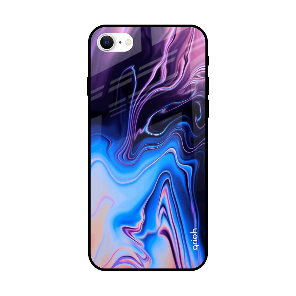 Psychic Texture iPhone SE 2022 Glass Back Cover Online