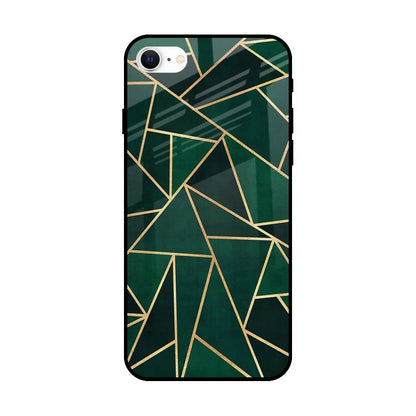 Abstract Green iPhone SE 2022 Glass Back Cover Online