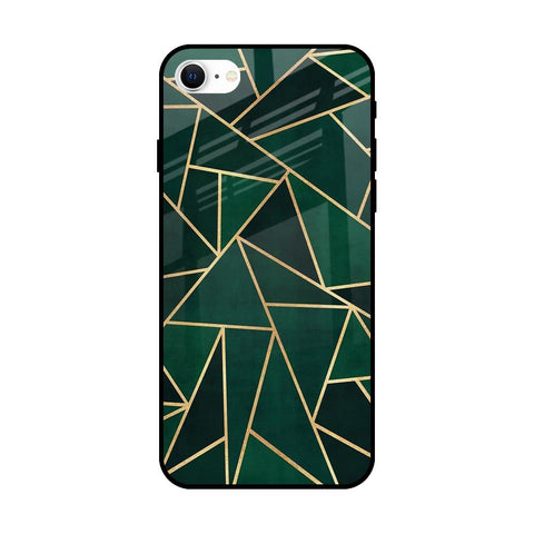 Abstract Green iPhone SE 2022 Glass Back Cover Online