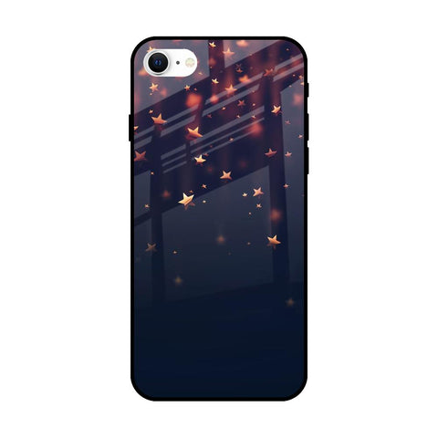Falling Stars iPhone SE 2022 Glass Back Cover Online