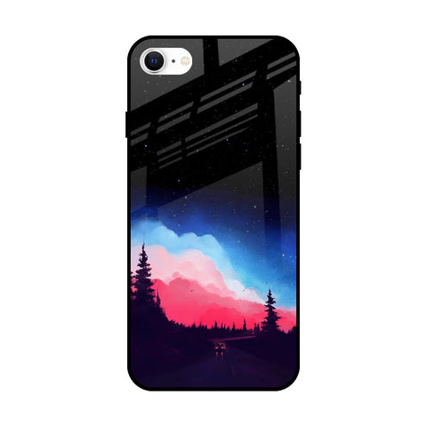 Drive In Dark iPhone SE 2022 Glass Back Cover Online