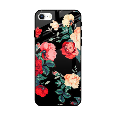 Floral Bunch iPhone SE 2022 Glass Back Cover Online
