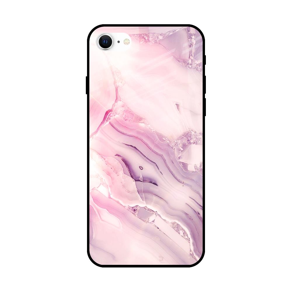 Diamond Pink Gradient iPhone SE 2022 Glass Back Cover Online