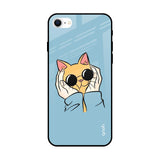 Adorable Cute Kitty iPhone SE 2022 Glass Back Cover Online