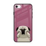 Funny Pug Face iPhone SE 2022 Glass Back Cover Online