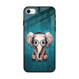 Adorable Baby Elephant iPhone SE 2022 Glass Back Cover Online