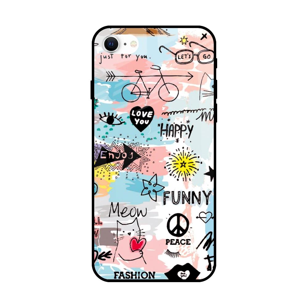 Just For You iPhone SE 2022 Glass Back Cover Online