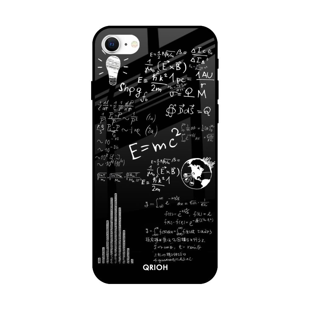 Funny Math iPhone SE 2022 Glass Back Cover Online