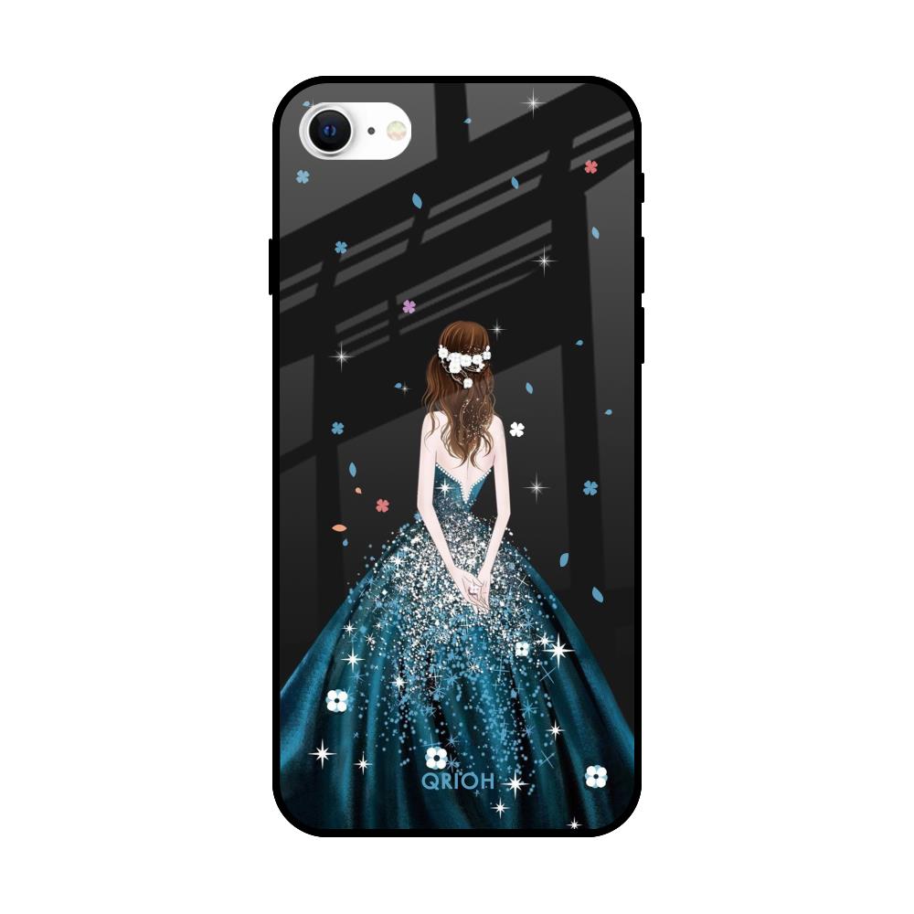 Queen Of Fashion iPhone SE 2022 Glass Back Cover Online