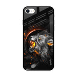 Aggressive Lion iPhone SE 2022 Glass Back Cover Online