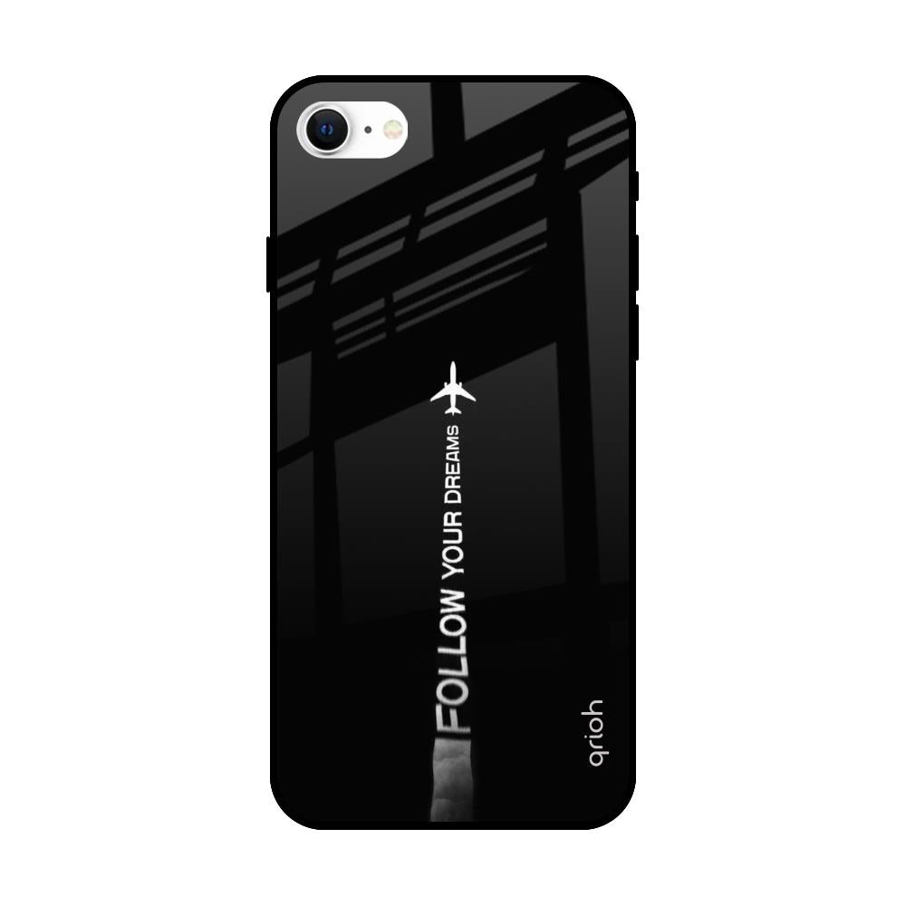 Follow Your Dreams Apple iPhone SE 2022 Glass Cases & Covers Online