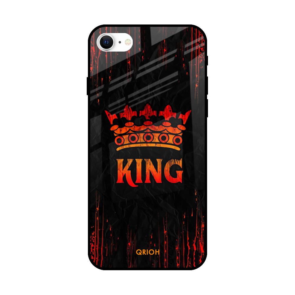 Royal King iPhone SE 2022 Glass Back Cover Online
