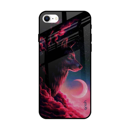 Moon Wolf Apple iPhone SE 2022 Glass Cases & Covers Online