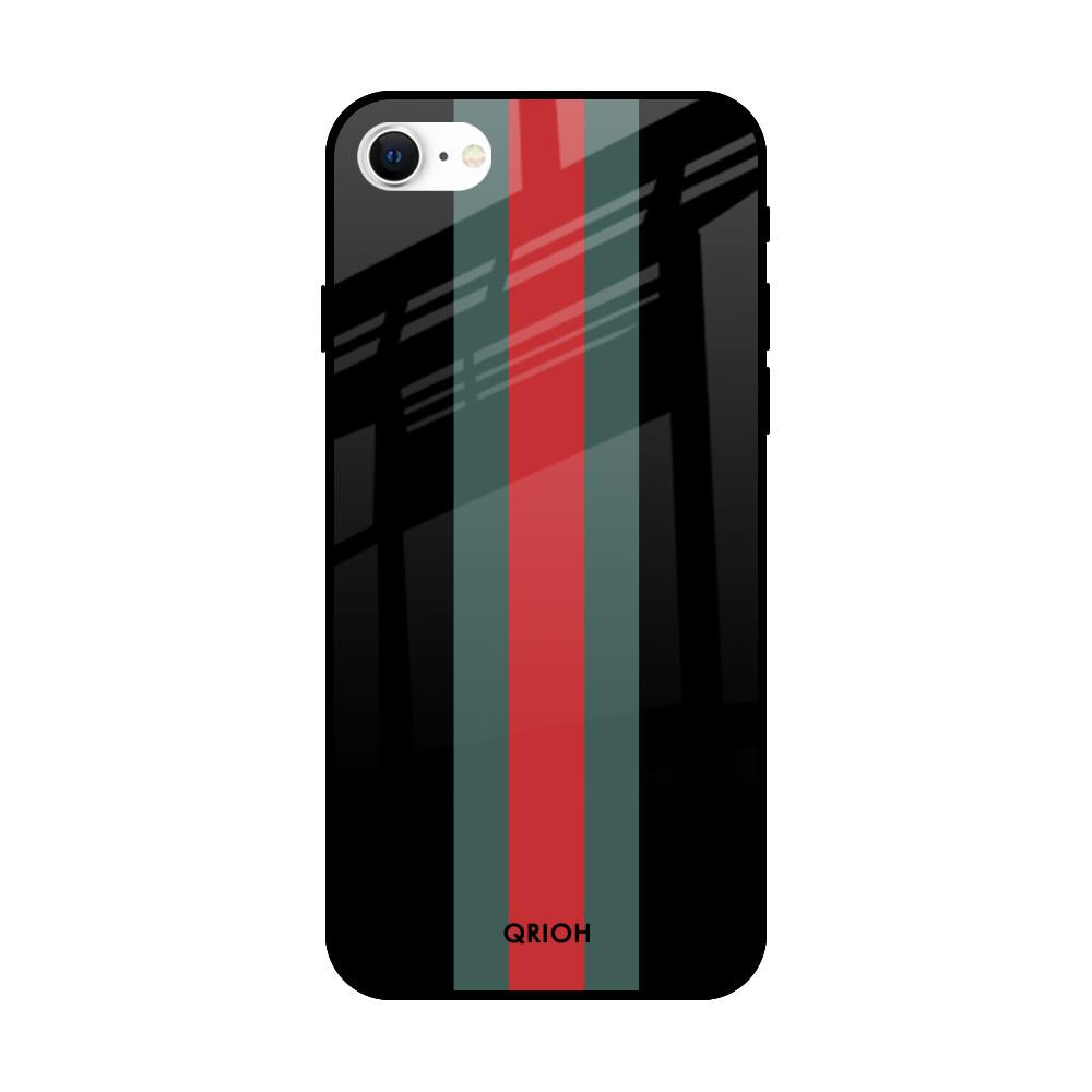 Vertical Stripes Apple iPhone SE 2022 Glass Cases & Covers Online