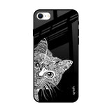 Kitten Mandala iPhone SE 2022 Glass Back Cover Online