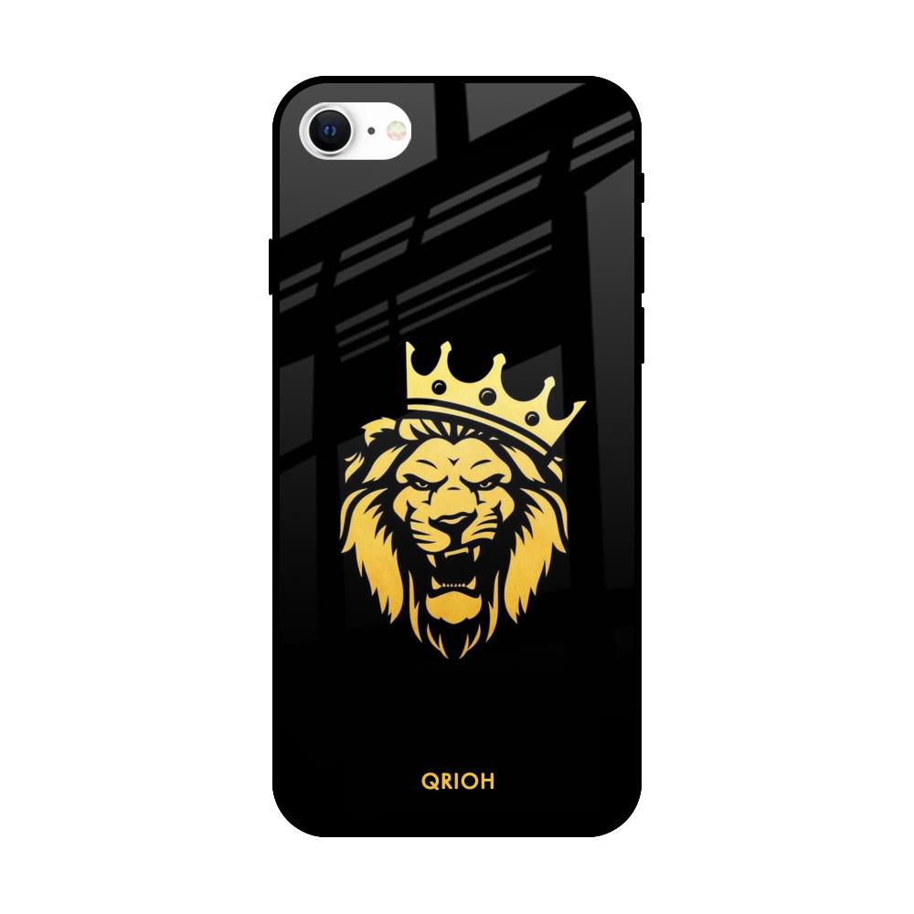 Lion The King Apple iPhone SE 2022 Glass Cases & Covers Online
