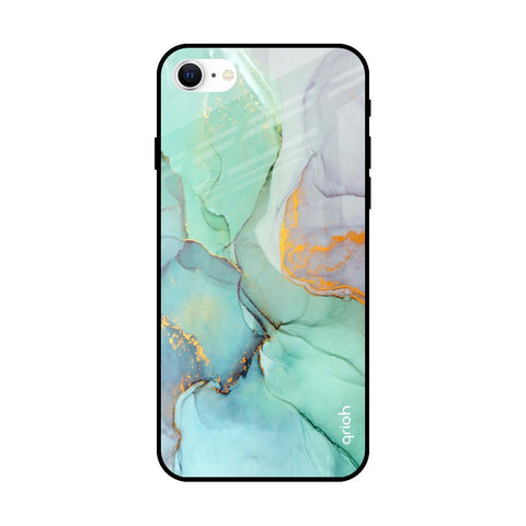 Green Marble iPhone SE 2022 Glass Back Cover Online