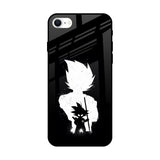 Monochrome Goku iPhone SE 2022 Glass Back Cover Online
