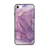 Purple Gold Marble iPhone SE 2022 Glass Back Cover Online