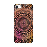 Floral Mandala iPhone SE 2022 Glass Back Cover Online