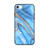 Vibrant Blue Marble iPhone SE 2022 Glass Back Cover Online