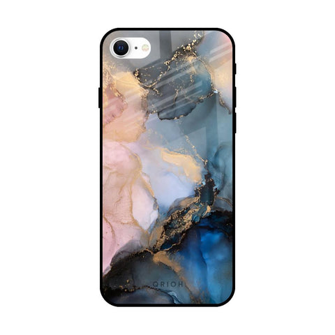 Marble Ink Abstract iPhone SE 2022 Glass Back Cover Online