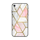 Geometrical Marble iPhone SE 2022 Glass Back Cover Online