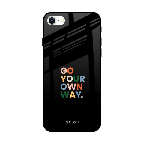 Go Your Own Way iPhone SE 2022 Glass Back Cover Online