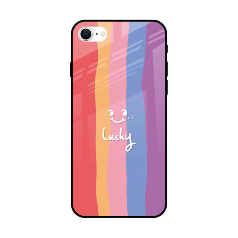 Lucky Abstract iPhone SE 2022 Glass Back Cover Online